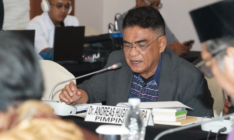 Ketua Badan Pengkajian MPR RI Andreas Hugo Pareira. (SinPo.id/Dok. MPR RI)