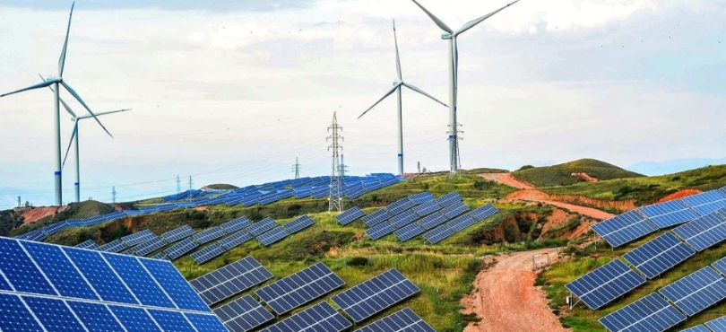 Ilustrasi panel EBT (SinPo.id/ Dok. ESDM)