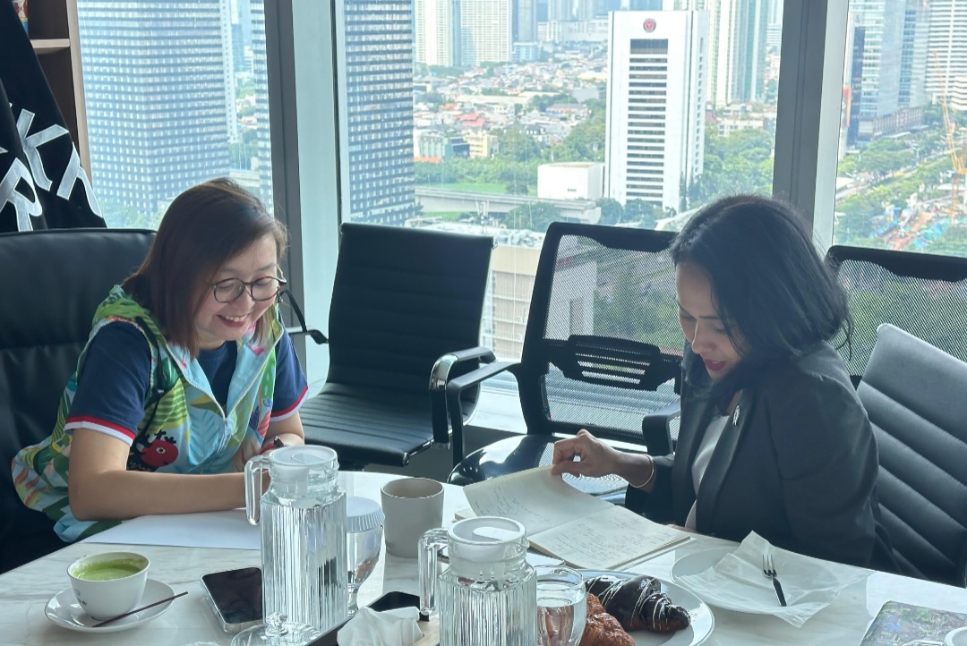 Wamen P2MI Christina Aryani dan Wanekraf, Irene Umar. (SinPo.id/dok. KP2MI)