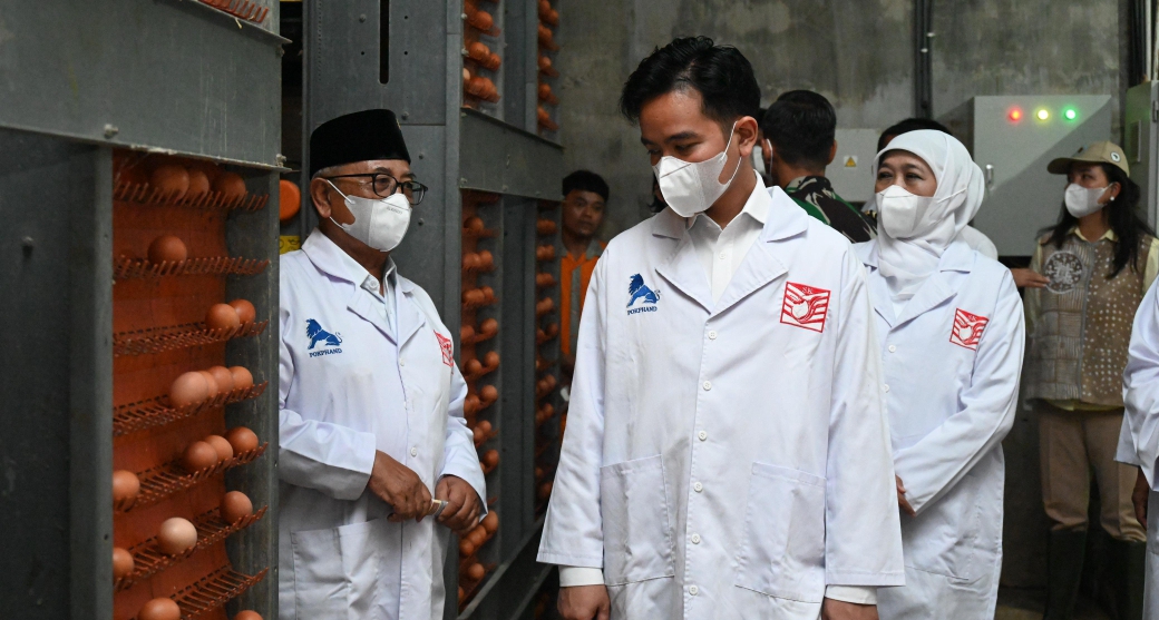 Wapres Gibran tinjau peternakan petelur modern di Blitar (SinPo.id/ Setwapres)
