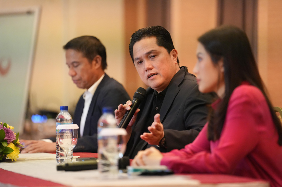 Ketum PSSI Erick Tohir (SinPo.id/Setpres)