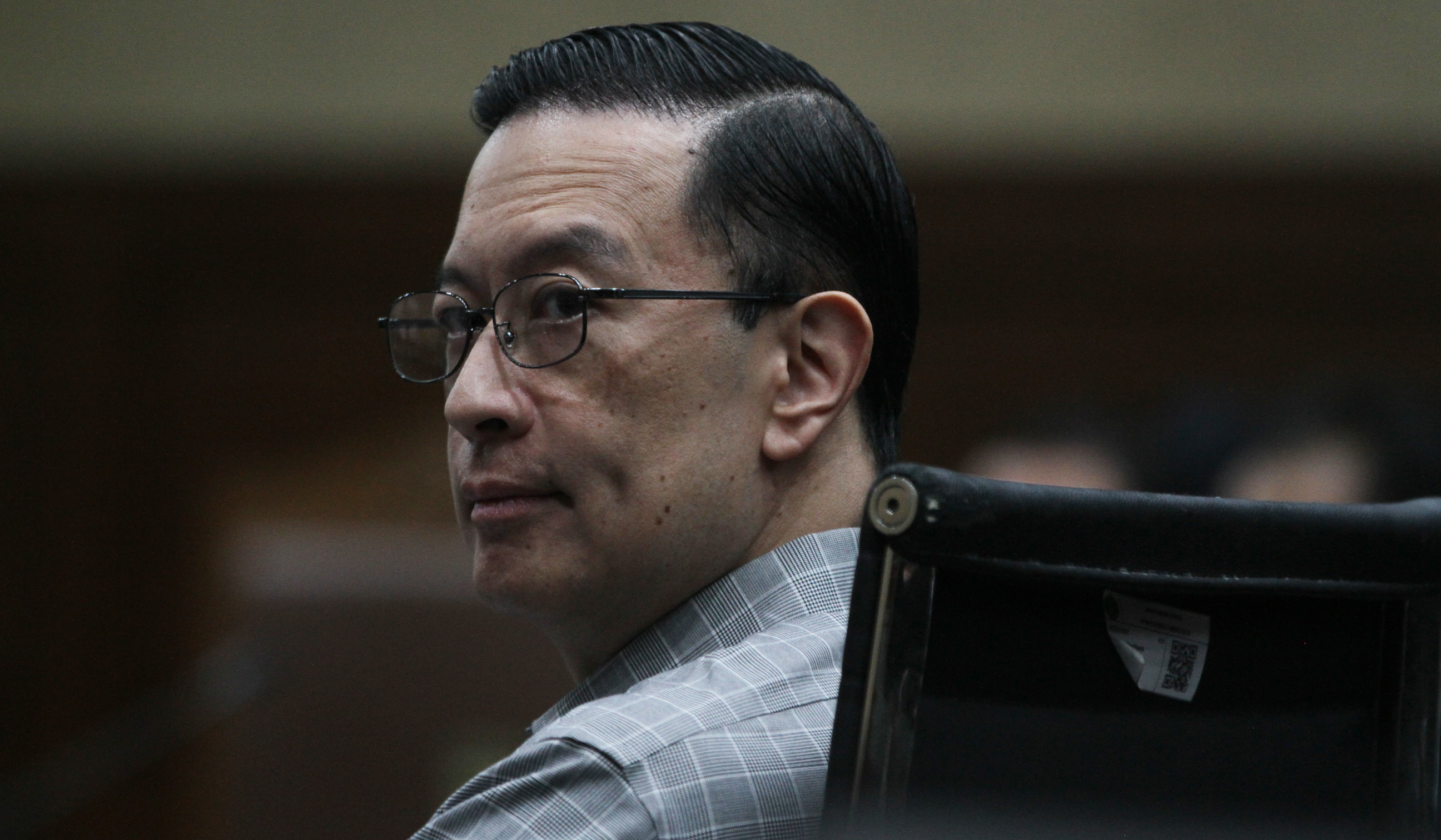 Mantan Menteri Perdagangan Thomas Trikasih Lembong atau Tom Lembong, saat menjalani sidang pembacaan tuntutan dalam kasus dugaan korupsi importasi gula di Pengadilan Tindak Pidana Korupsi di Jakarta, Jumat (4/7/2025).