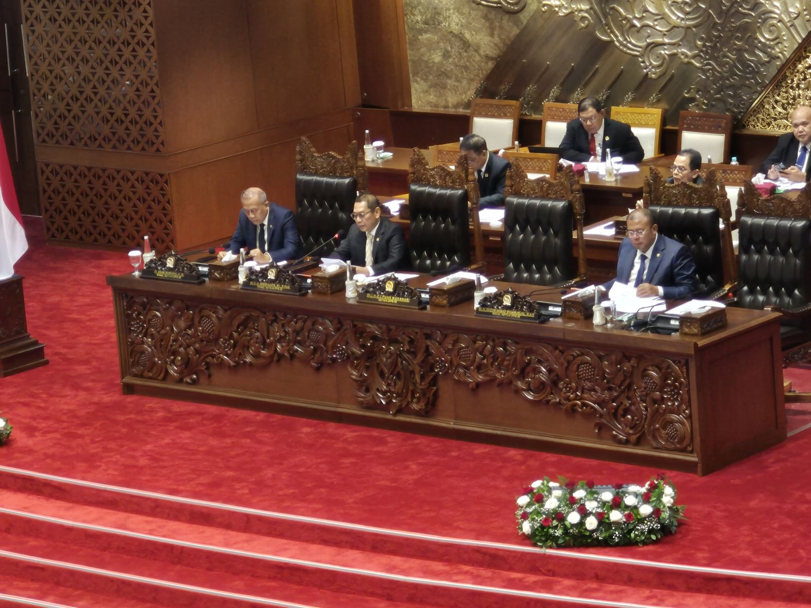 Rapat Paripurna ke-21 masa persidangan IV, tahun sidang 2024-2025. (SinPo.id/Galuh Ratnatika)