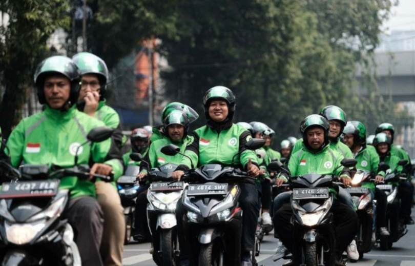 Ilustrasi pengemudi ojek online (SinPo.id/ Dok. Gojek)