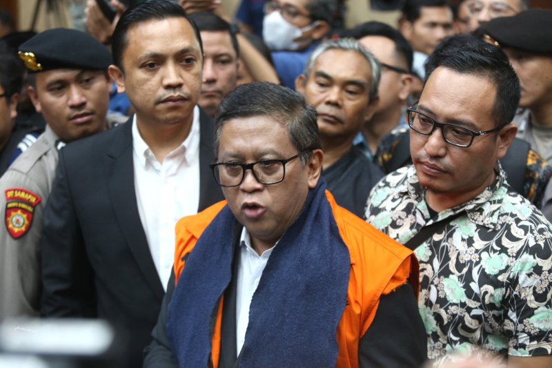 Sekjen PDIP Hasto Kristiyanto (SinPo.id/ Ashar)