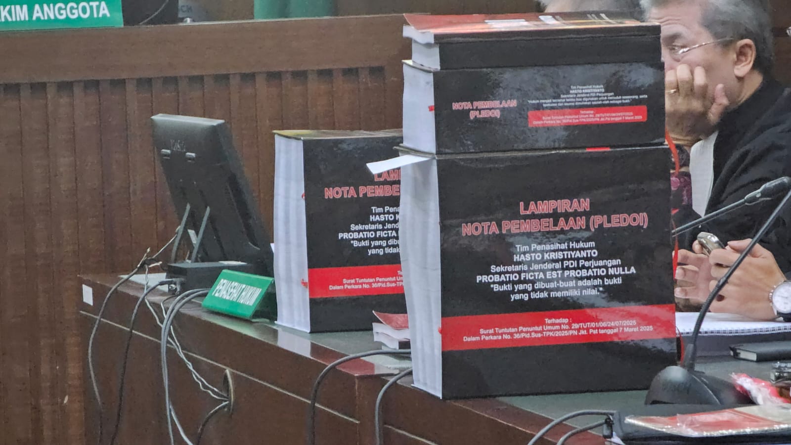 Lampiran nota pembelaan Hasto Kristianto (Sinpo.id)