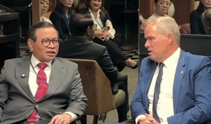 Gubernur DKI, Pramono Anung dan Wali Kota Heidelberg, Eckart Würzner (SinPo.id/ Tangkapan layar)