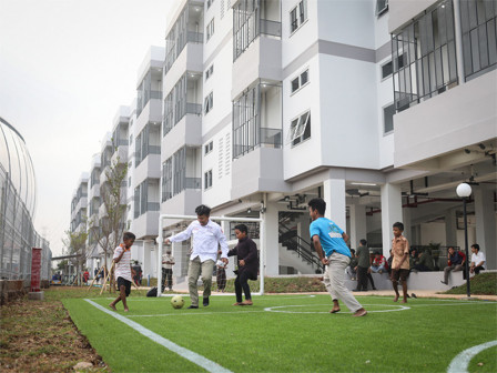 Warga Kampung Bayam (SinPo.id/Beritajakarta)