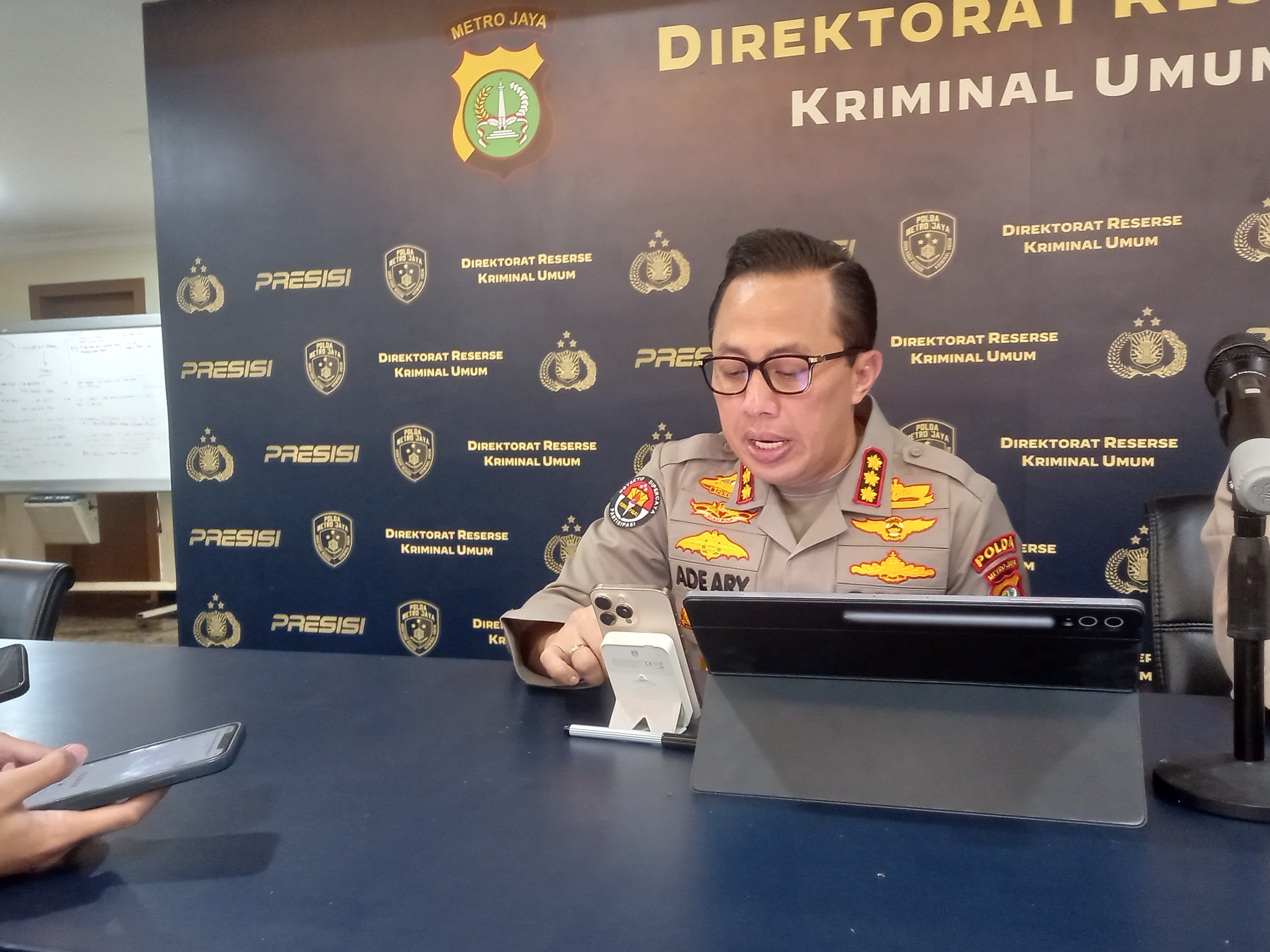 Kabid Humas Polda Metro Jaya, Kombes Ade Ary Syam (SinPo.id/Firdausi)