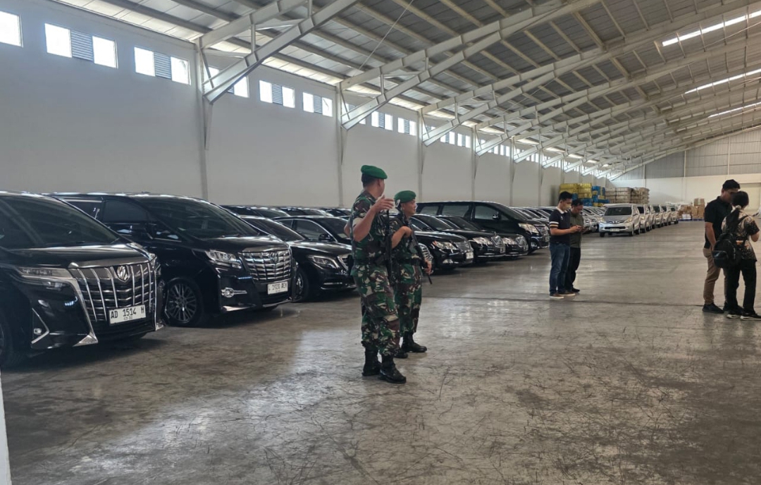 Mobil yang disita Kejagung dari kasus korupsi PT Sritex (SinPo.id/ Dok. Kejagung)