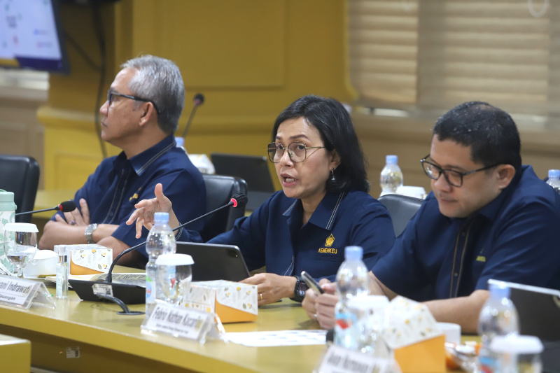 Menteri Keuangan RI Sri Mulyani. (SinPo.id/Ashar)