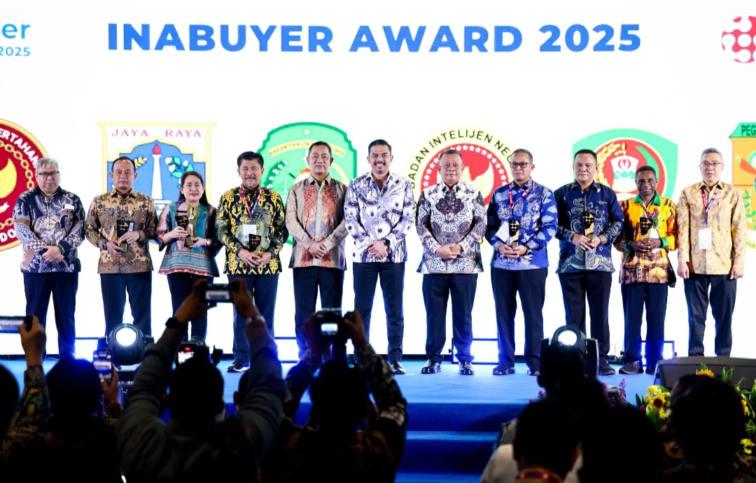 Menteri UMKM Maman Abdurrahman membuka INABUYER B2B2G EXPO 2025. (SinPo.id/Tio)