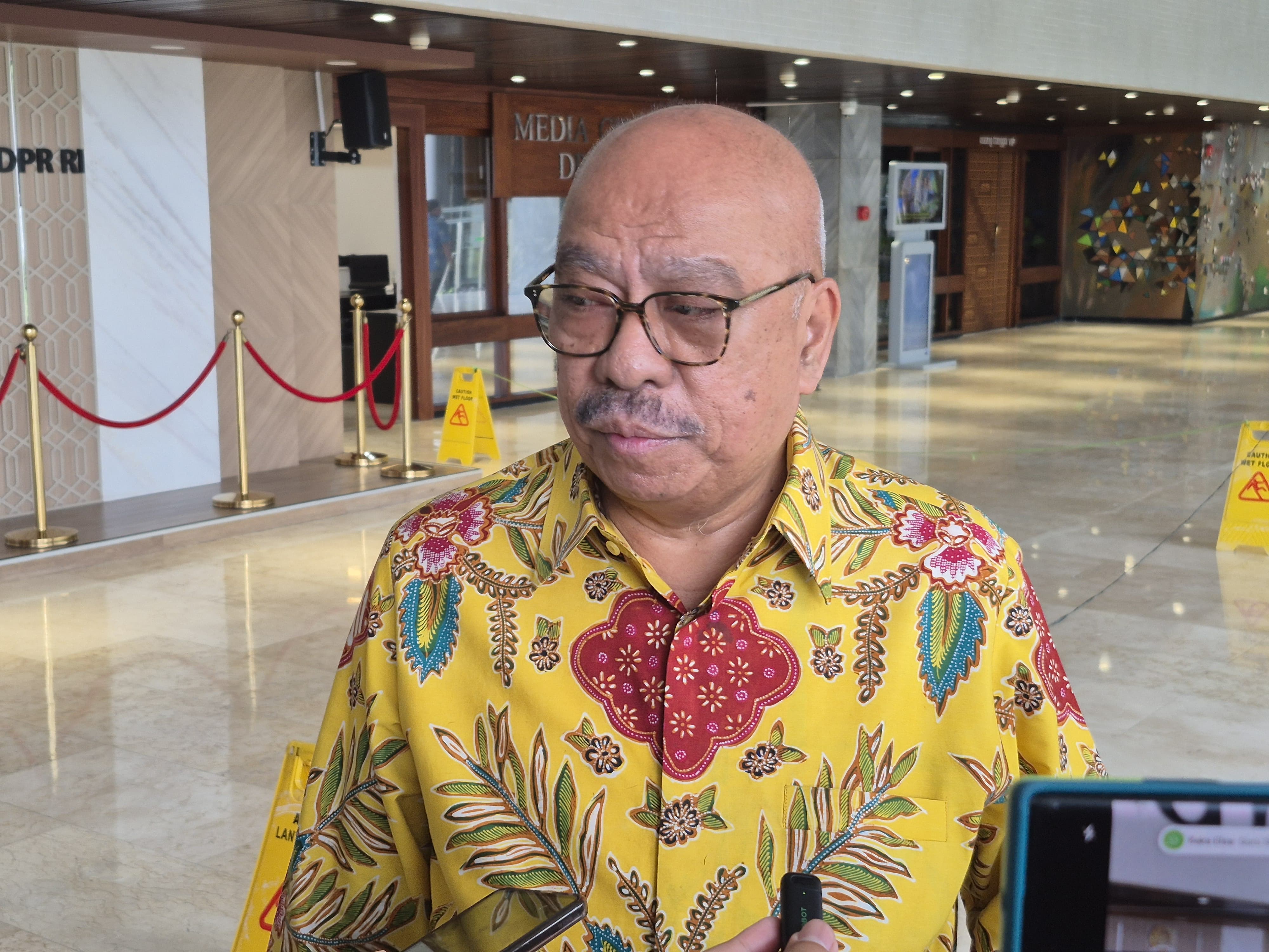 Anggota DPR RI Melchias Marcus Mekeng (SinPo.id/ Galuh Ratnatika)