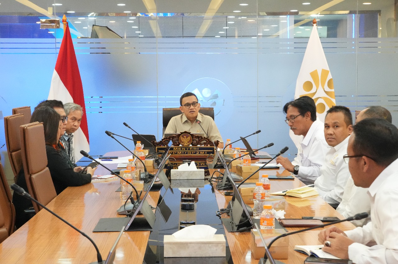 Menteri Karding menerima audiensi jajaran Universitas Pendidikan Indonesia (SinPo.id/ Dok. KP2MI)