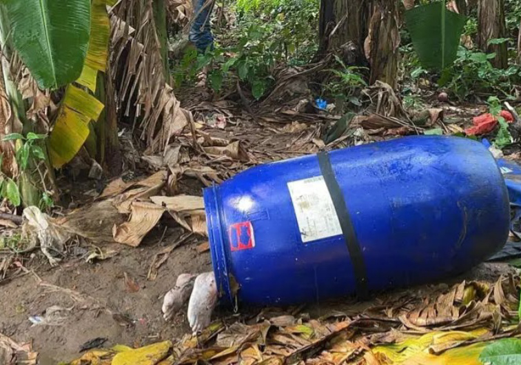 Mayat ditemukan dalam drum di Tangerang (SinPo.id/Dok.Polres Tangerang Kota)