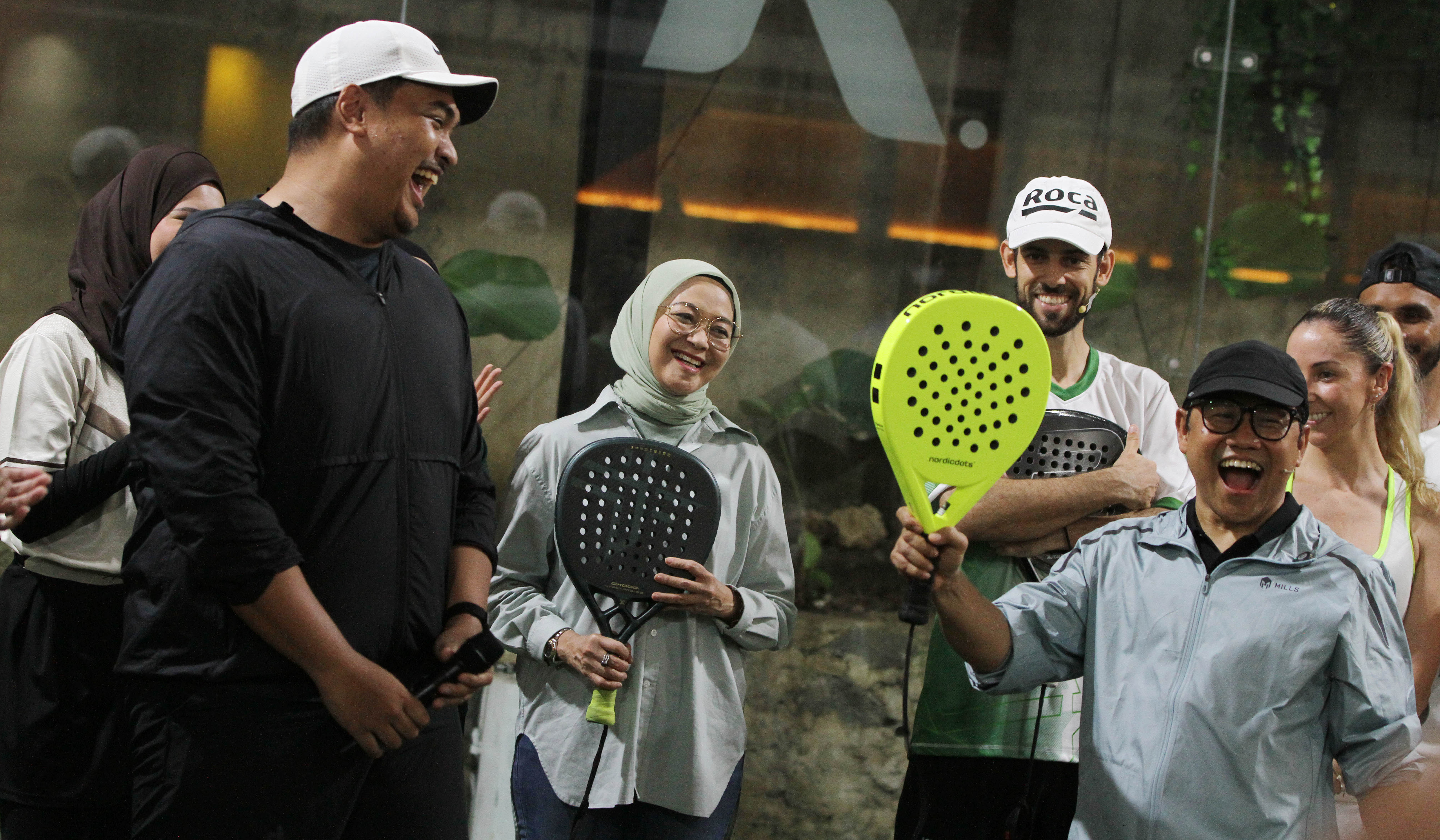 PKB menggelar tunamen olahraga Padel. (Agus Priatna/SinPo.id)