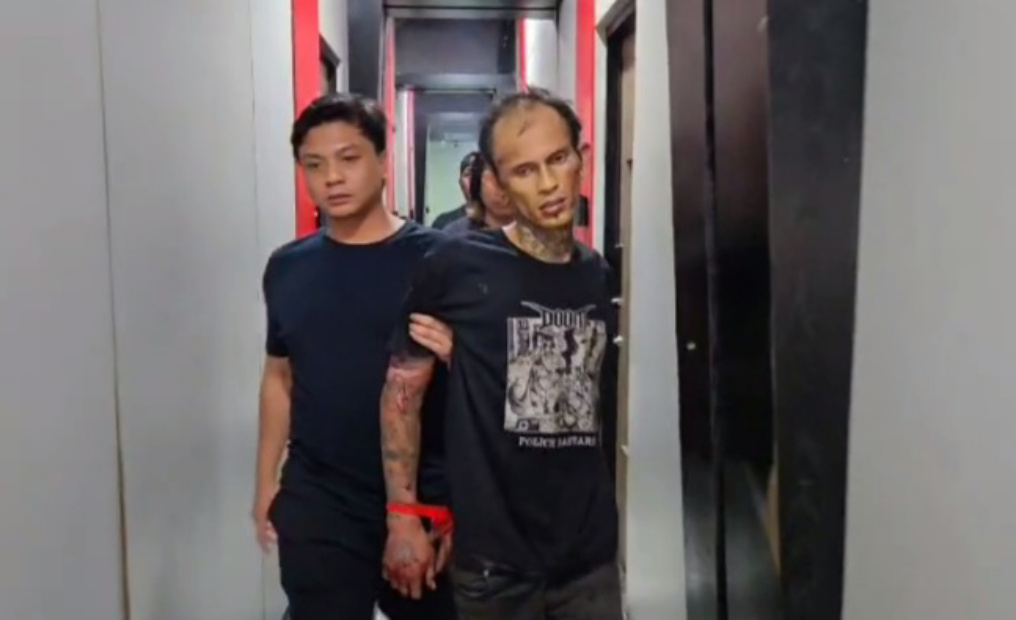 Pelaku pembunuhan pria di Tangsel (SinPo.id/ Dok.PMJ)