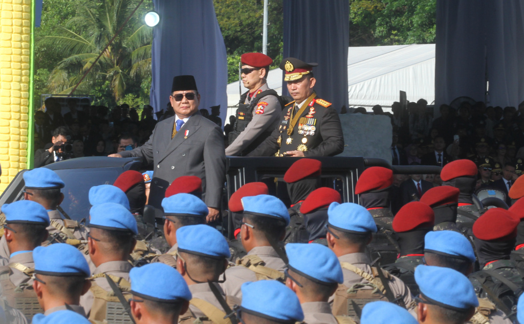 Ilustrasi HUT Bhayangkara. (SinPo.id/Beritanasional.com/Oke Atmaja)
