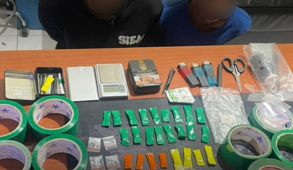 Barang bukti sabu yang diamankan di Cikarang Utara (SinPo.id/Dok.Polres Metro Bekasi)