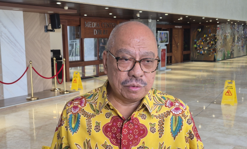 Anggota Komisi XI DPR RI Melchias Marcus Mekeng (SinPo.id/ Galuh Ratnatika)