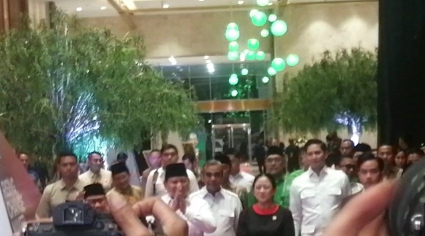 Presiden Prabowo Subianto hadiri Hutlah ke-27 PKB. (SinPo.id/Tio)