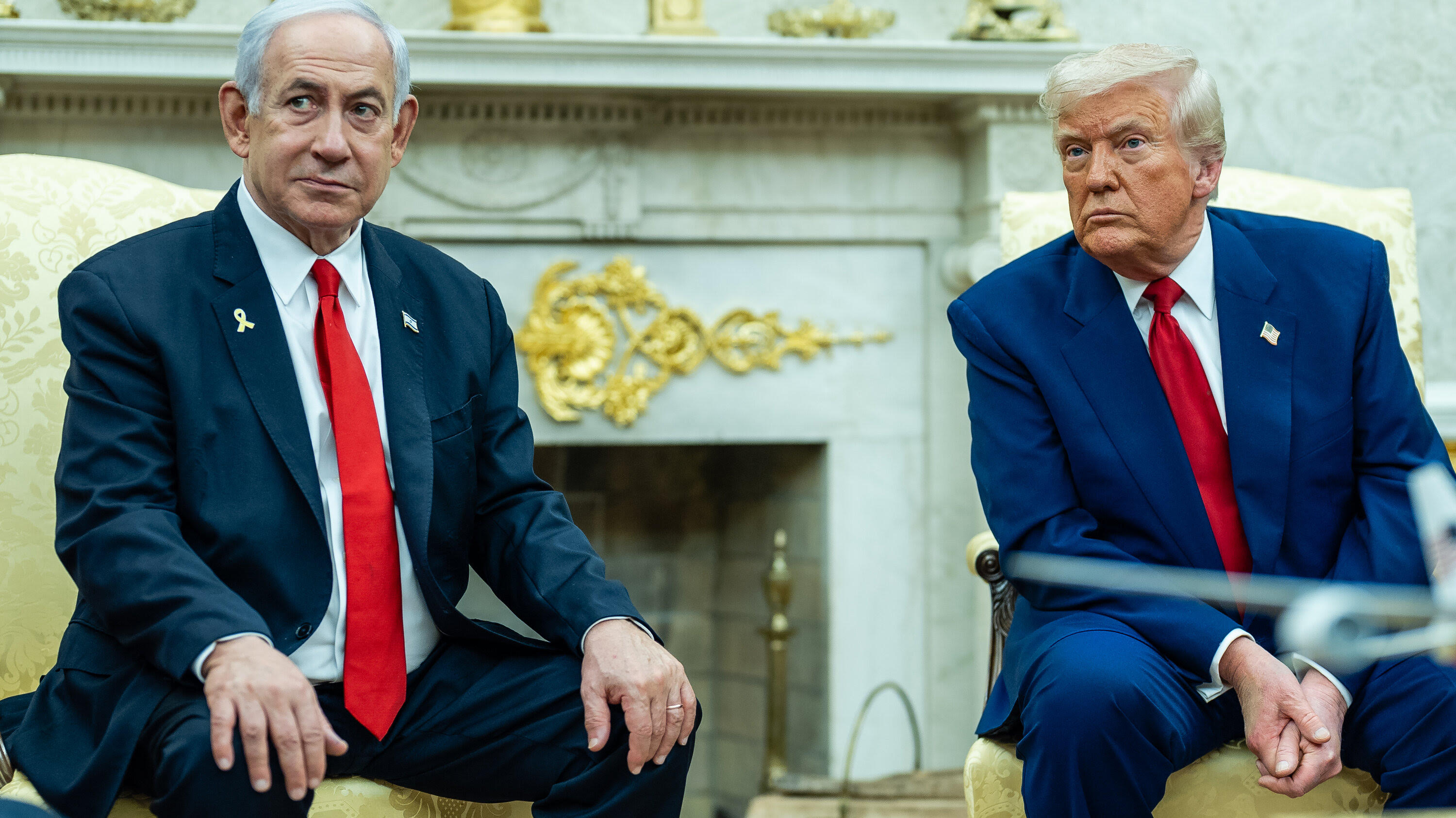 Presiden Amerika Serikat Donald Trump dan Perdana Menteri Israel Benjamin Netanyahu. (SinPo.id/The New York Times)