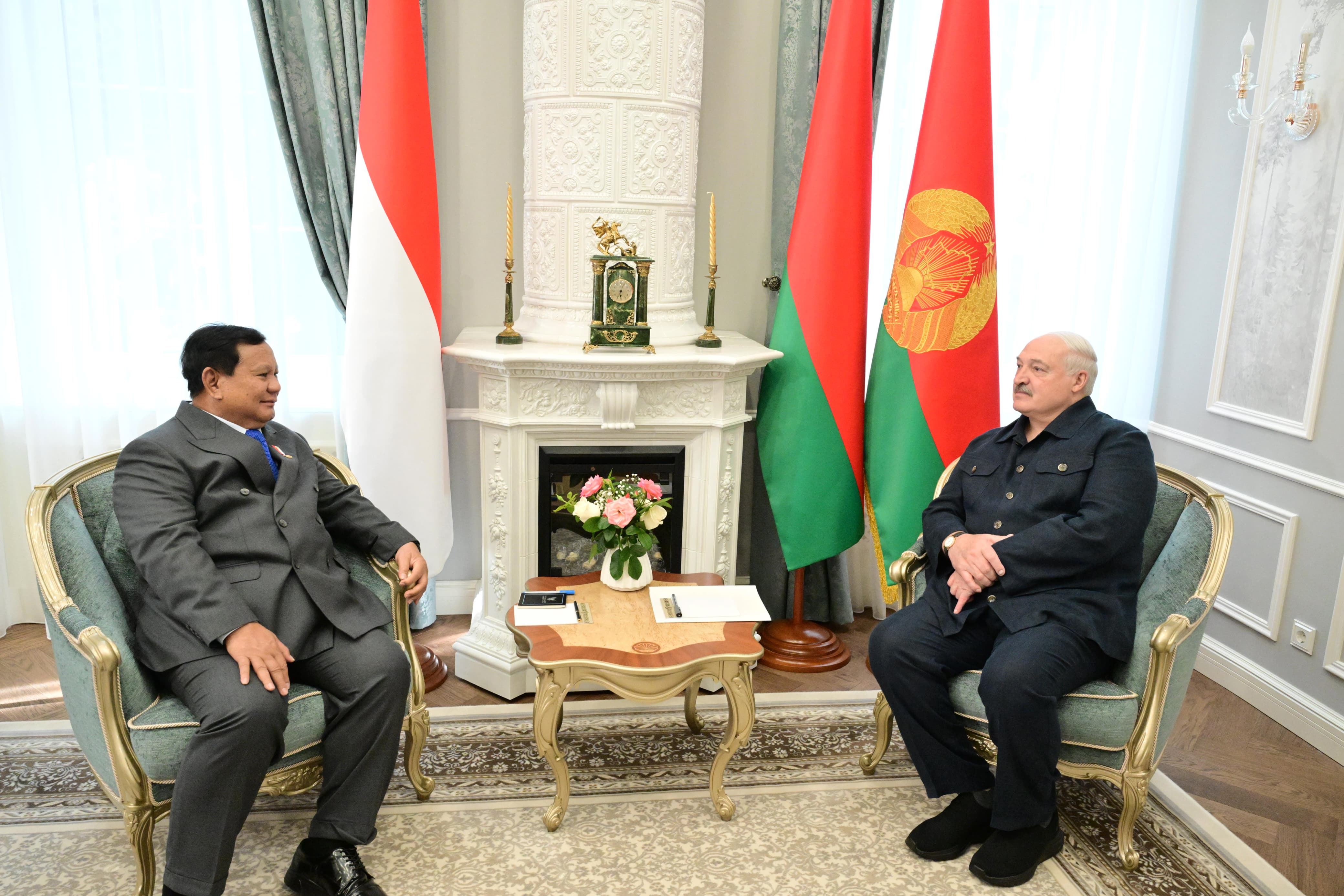 Presiden Prabowo Bertemu Presiden Belarus, Lukashenko (SinPo.id/Setpres)