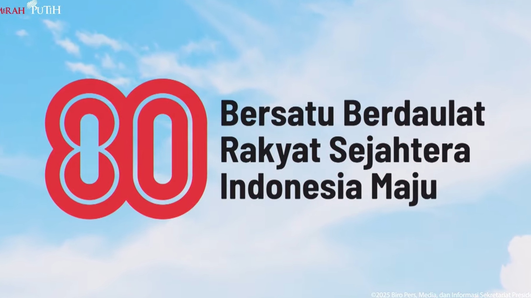 Logo HUT RI ke-80 (SinPo.id/Youtube Setpres)