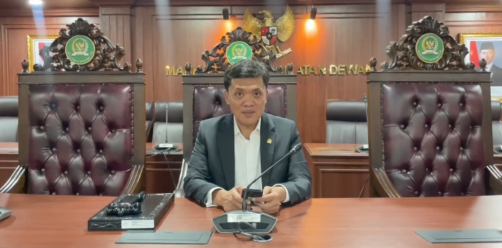Ketua Komisi III DPR RI Habiburokhman (SinPo.id/ Tangkapan layar)