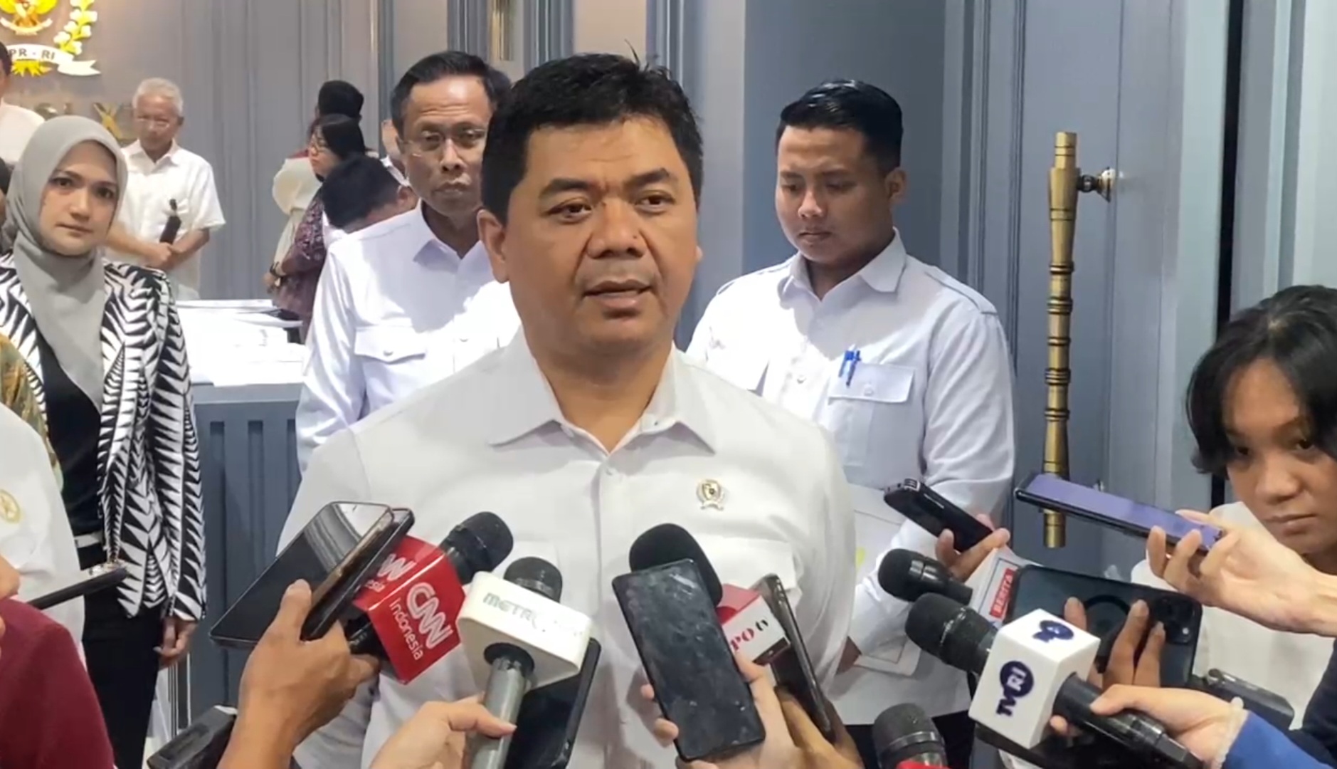 Wamensesneg Juri Ardiantoro (SinPo.id/ Galuh Ratnatika)