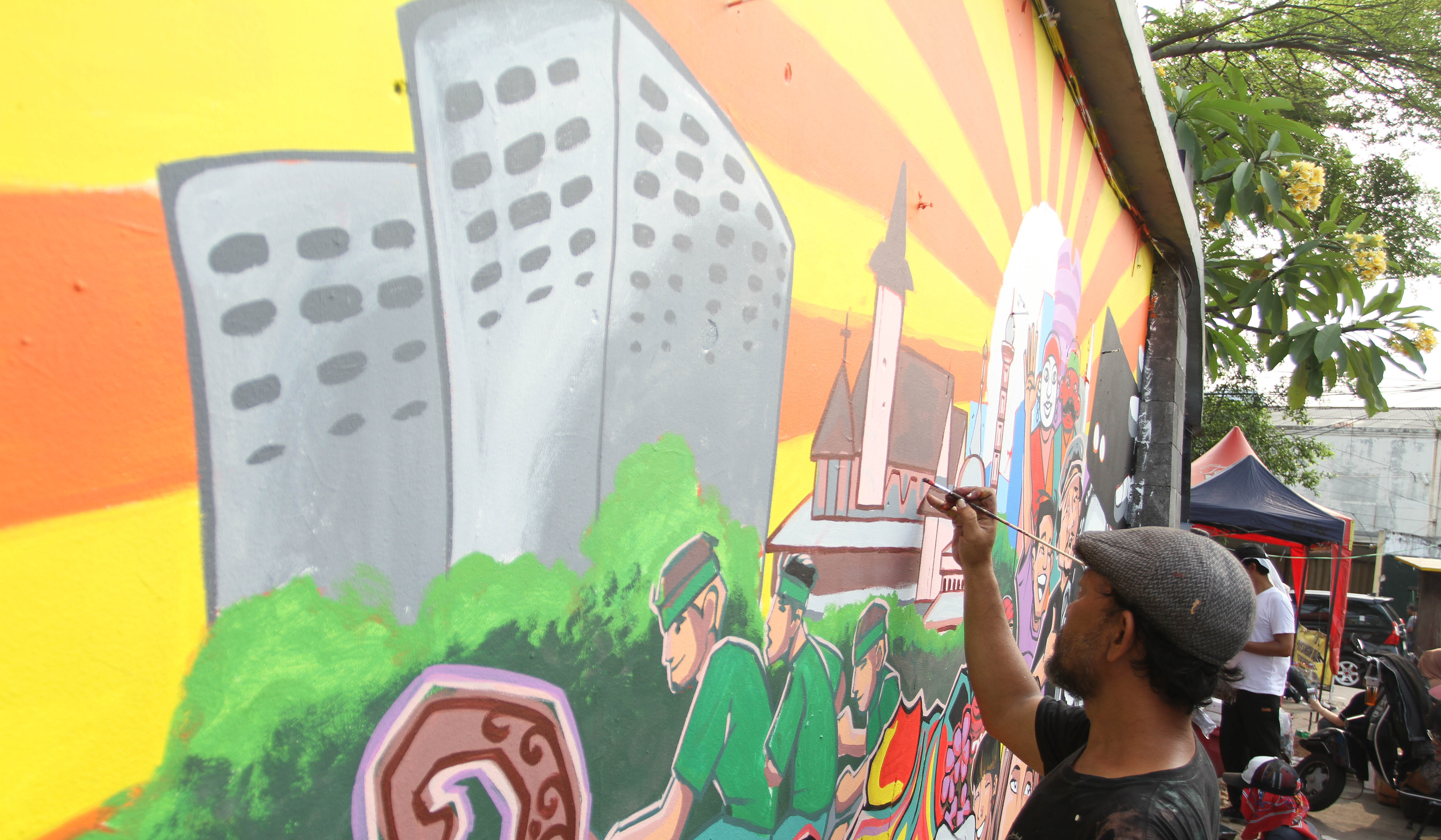 Festival Kali Pasir 2025 di Jakarta. (Agus Priatna/SinPo.id)