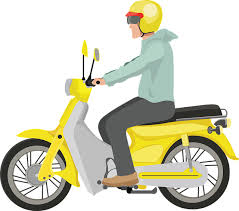 Ilustrasi sepeda motor