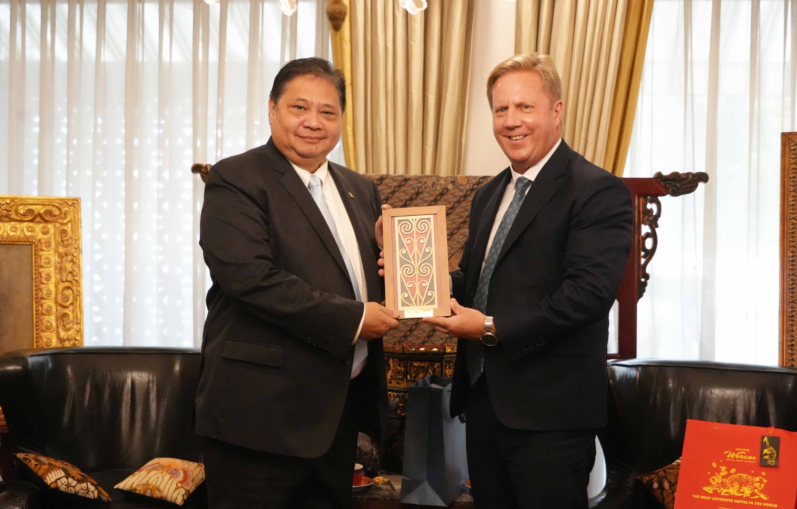 Menko Airlangga Bertemu Menteri Perdagangan dan Investasi Selandia Baru (SinPo.id/Setpres)