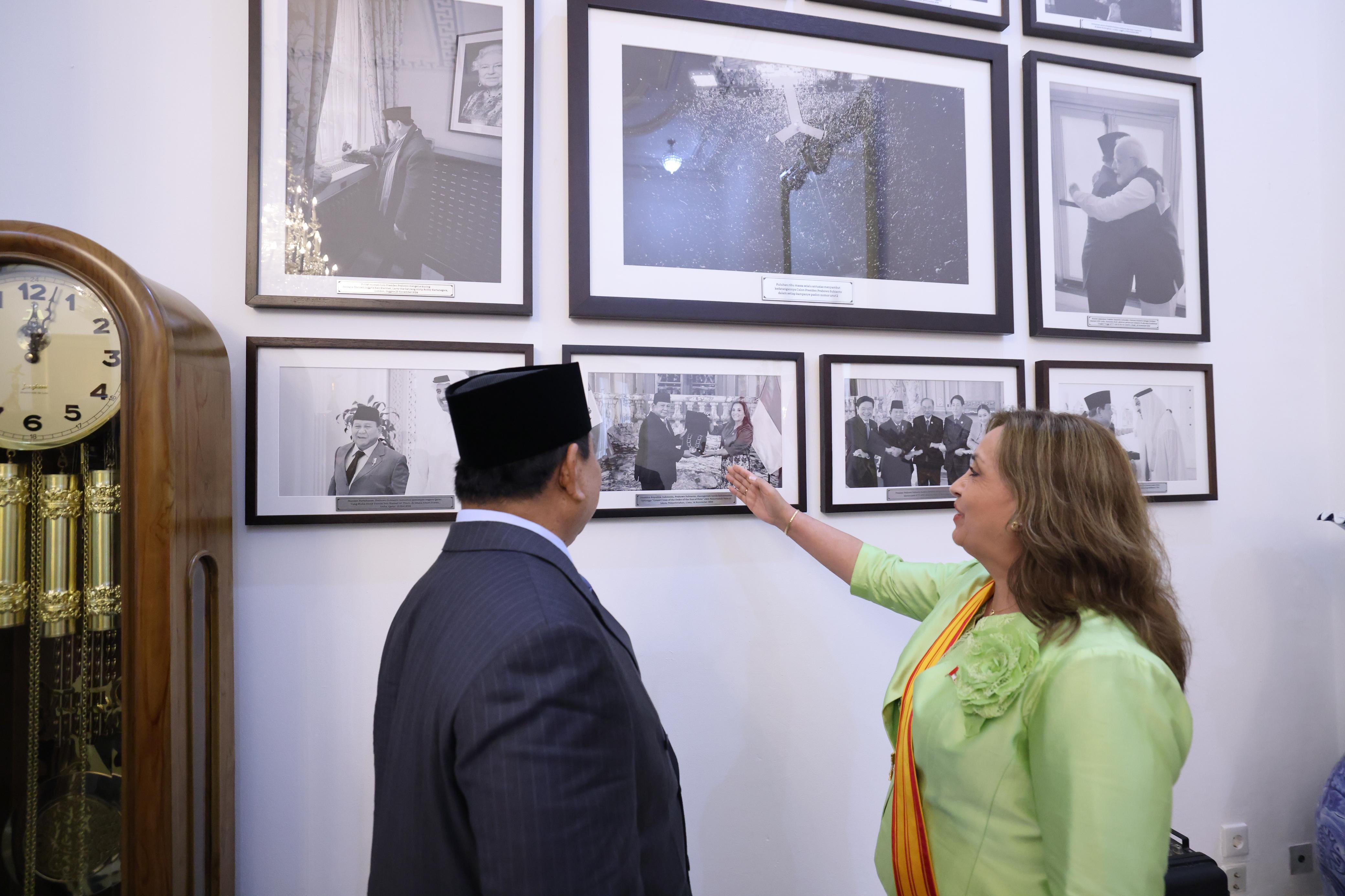 Presiden Prabowo bersama Presiden Peru Dina Baluarte (SinPo.id/Setpres)