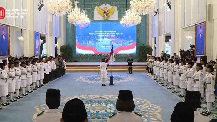 Pengukuhan Paskibraka (Sinpo.id/BPIP)