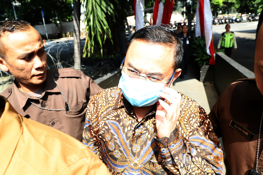 Bupati Pati Sudewo penuhi panggilan KPK sebagai saksi terkait kasus proyek jalur kereta api di DJKA (Ashar/SinPo.id)