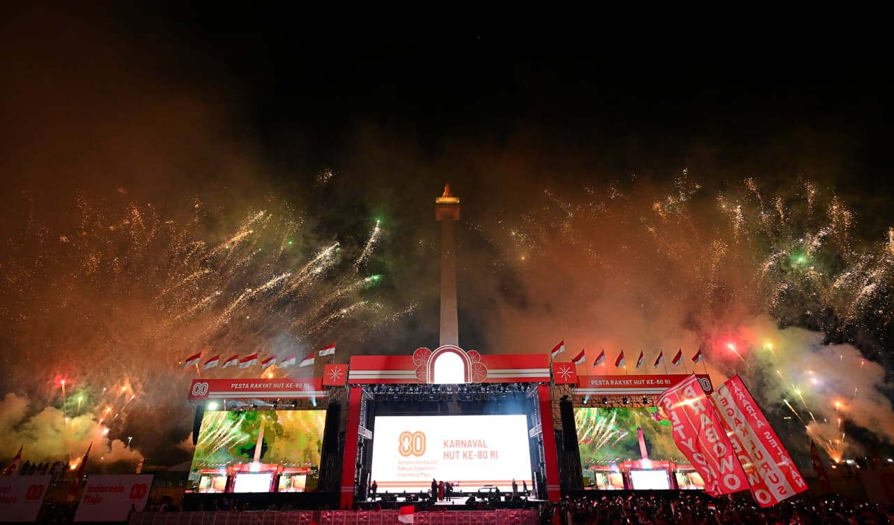 Karnaval HUT RI Ke-80 di Monas (SinPo.id/Setpres)