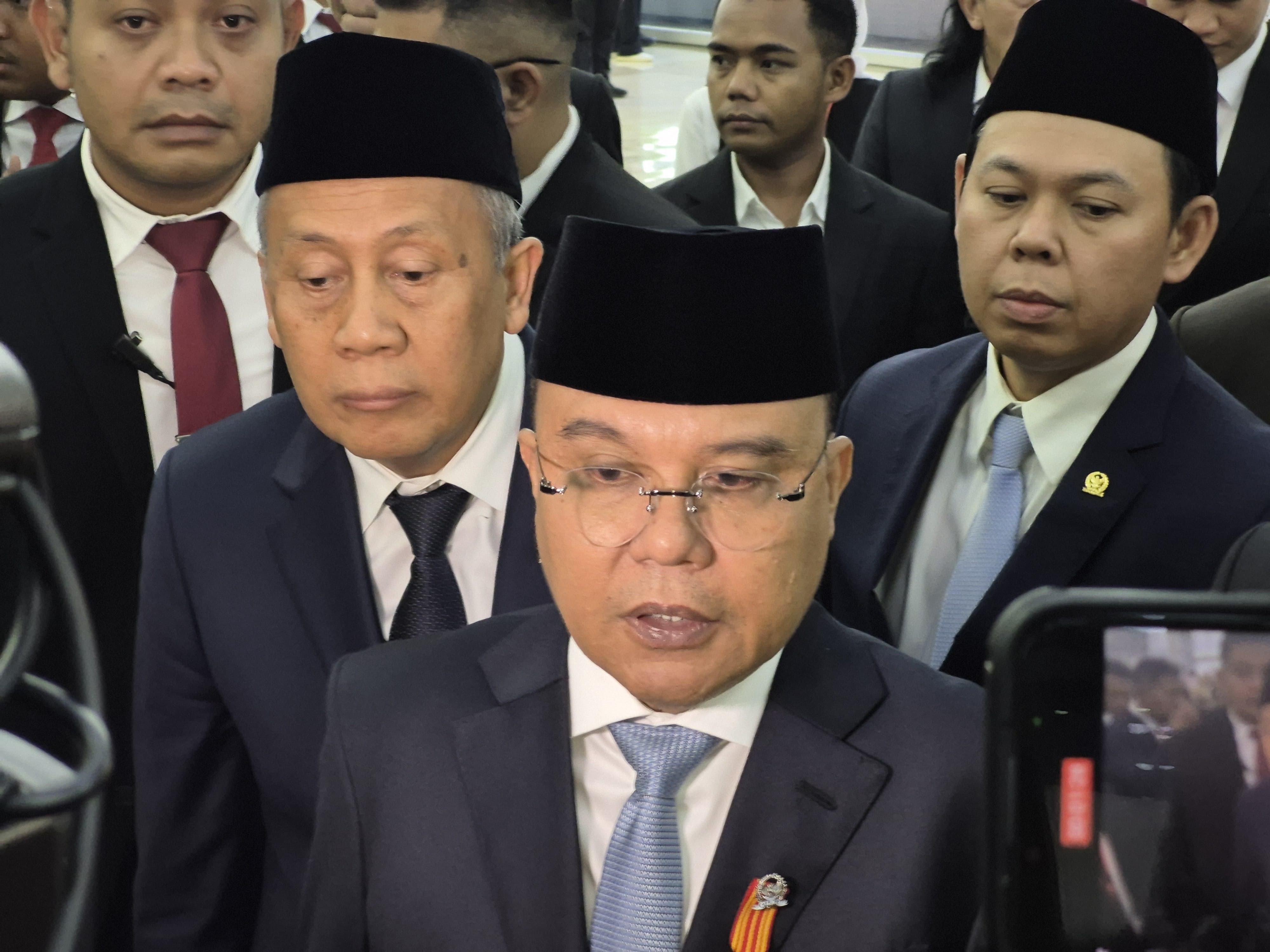 Wakil Ketua DPR RI Dasco (SinPo.id/ Galuh Ratnatika)