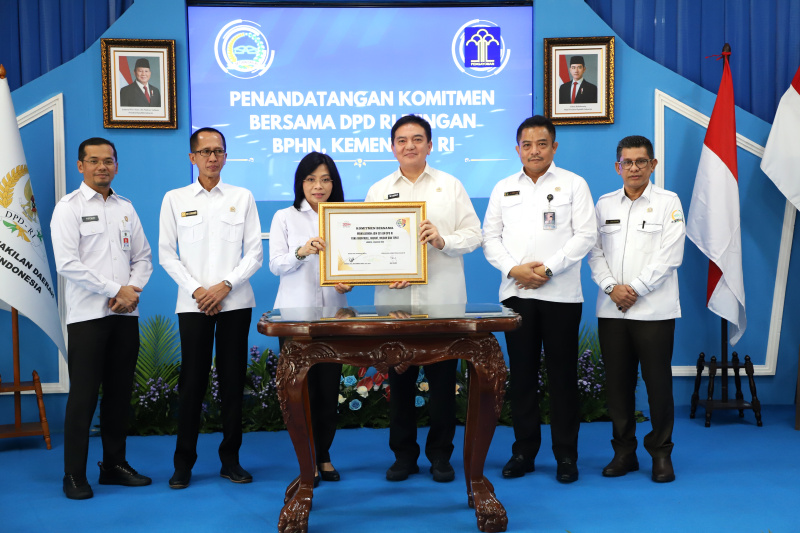 Sekjen DPD RI Muhammad Iqbal resmi luncurkan aplikasi JDIH (Ashar/SinPo.id)