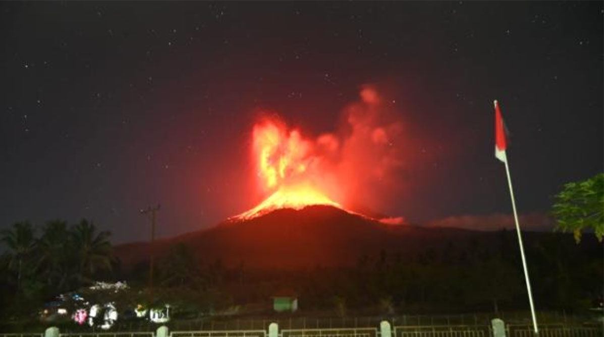 Gunung Lewotobi Laki-Laki (Kementerian ESDM)
