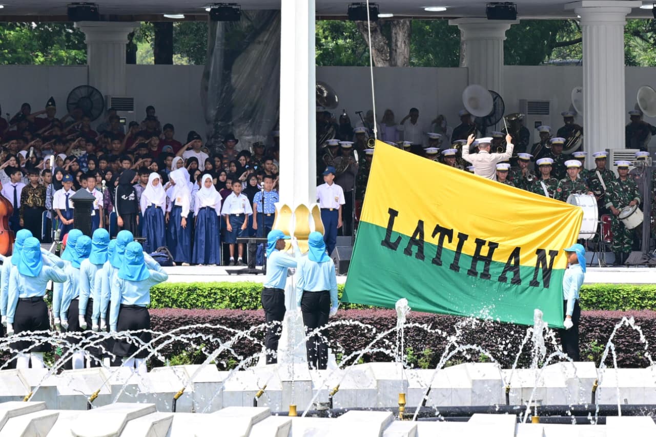 Gladi upacara HUT RI Ke-80 (SinPo.id/Setpres)