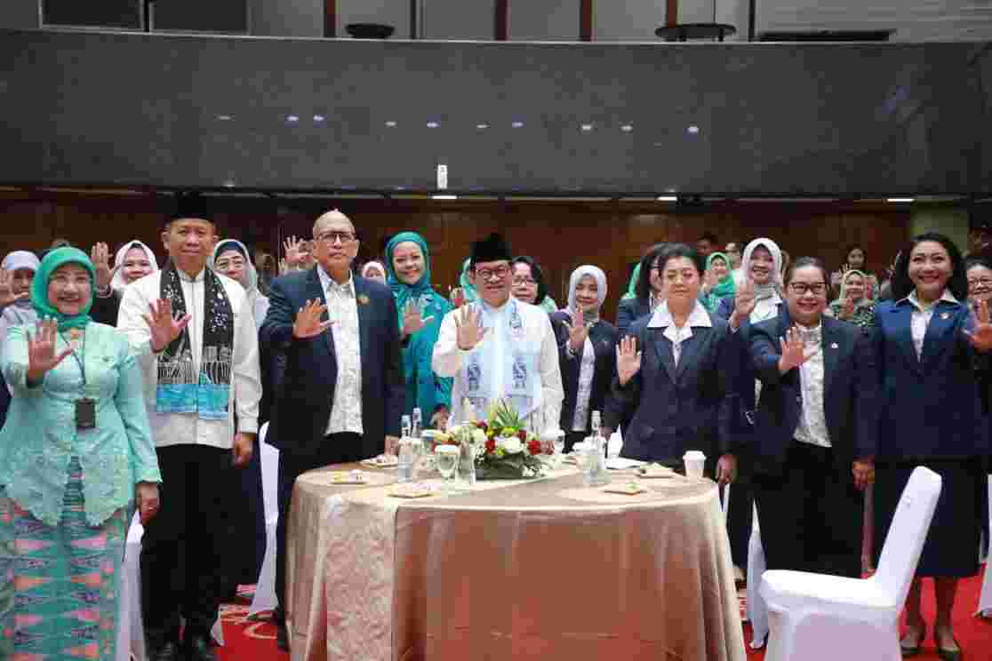 Gubernur DKI Jakarta Pramono Anung menghadiri Pelantikan Ketua YKI DKI Jakarta periode 2025–2028 di Balai Agung, Jumat, 22 Agustus 2025. (SinPo.id/Pemprov DKI)