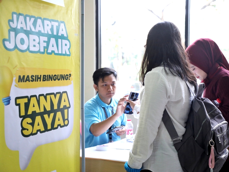 Ilustradi Job Fair (SinPo.id/Beritajakarta)