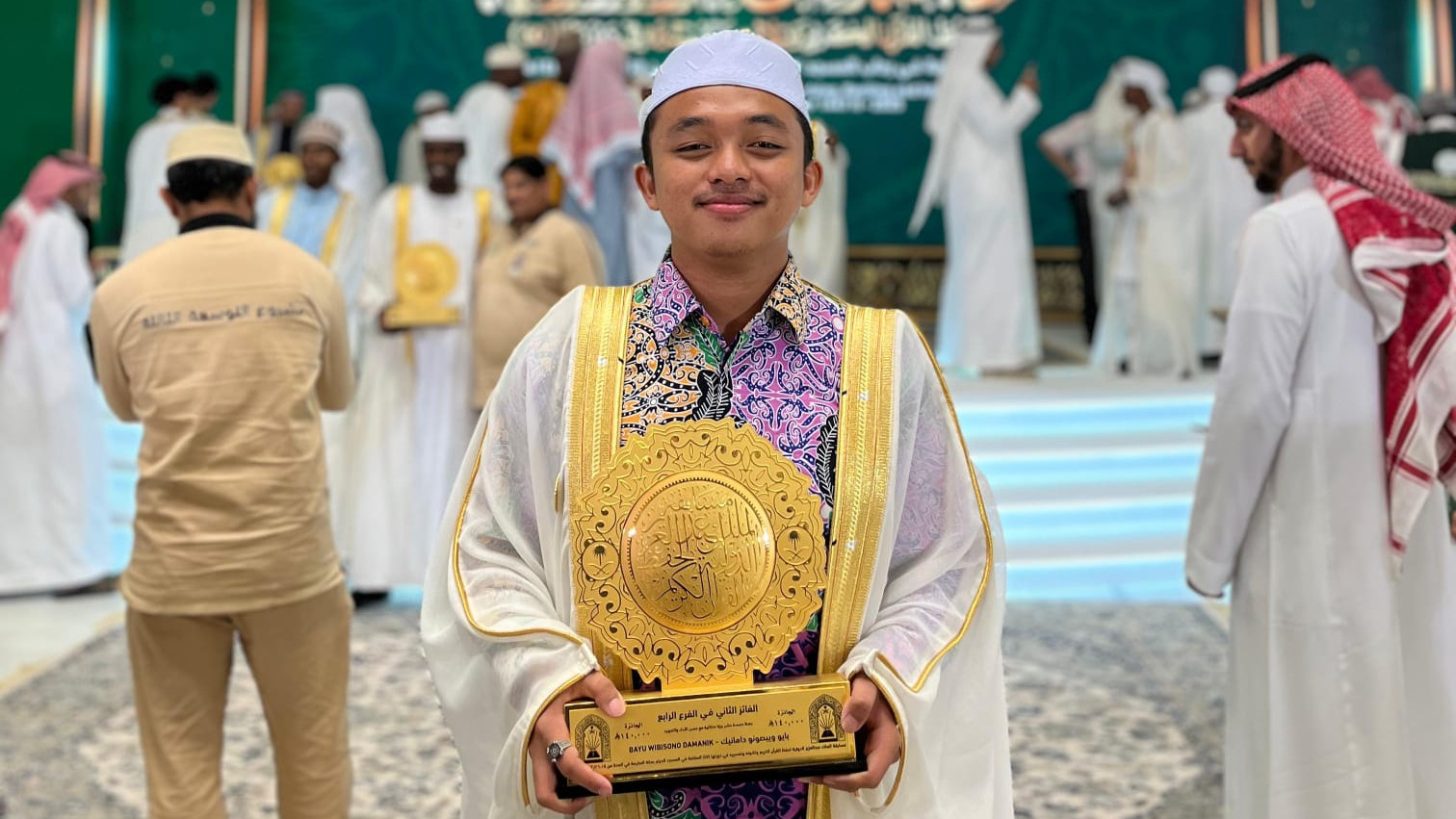 Bayu Wibisono Damanik, juara II MHQ Internasional (SinPo.id/Kemenag)