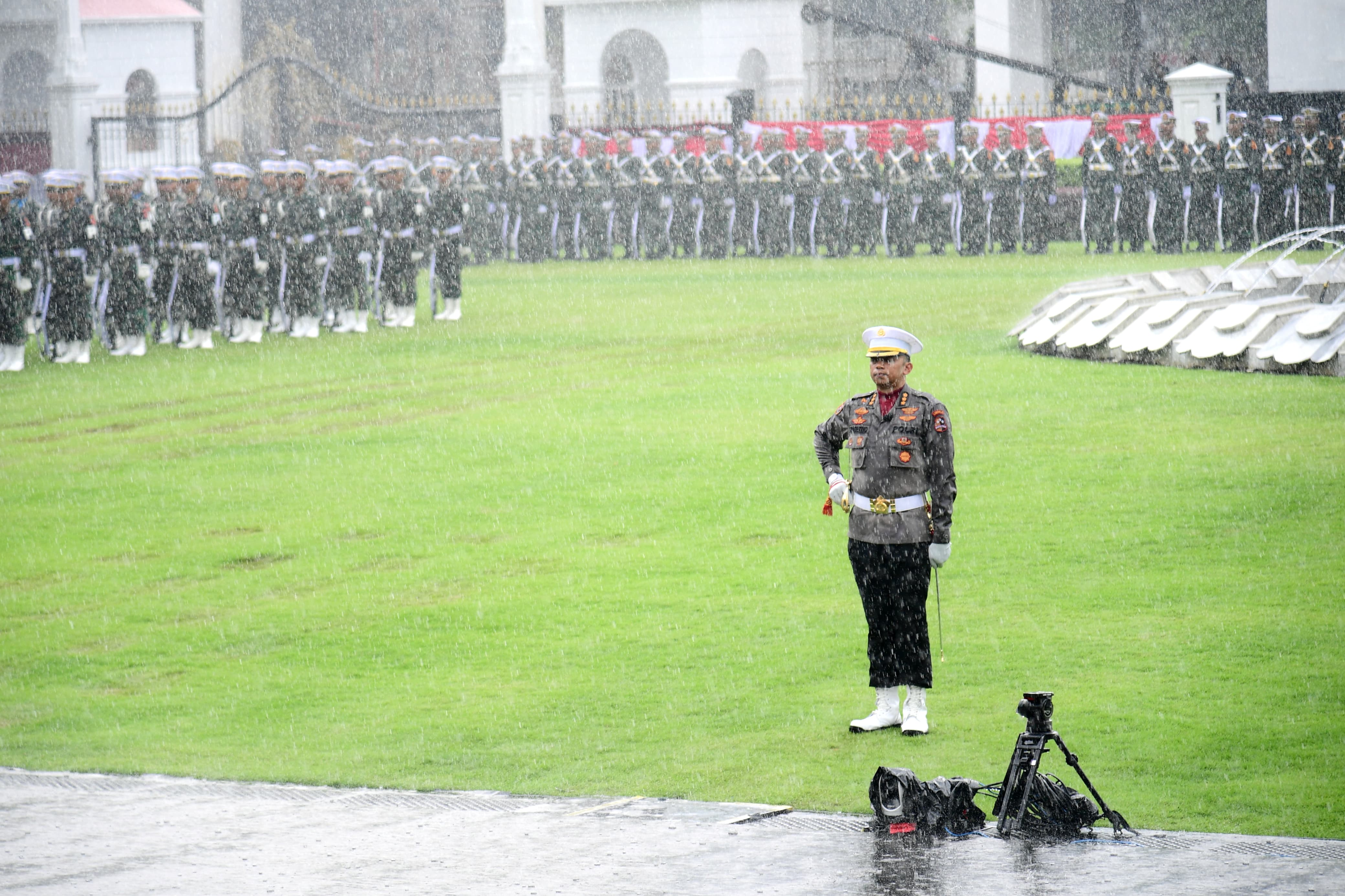 Geladi Kotor Upacara HUT RI Ke-80 (SinPo.id/Setpres)