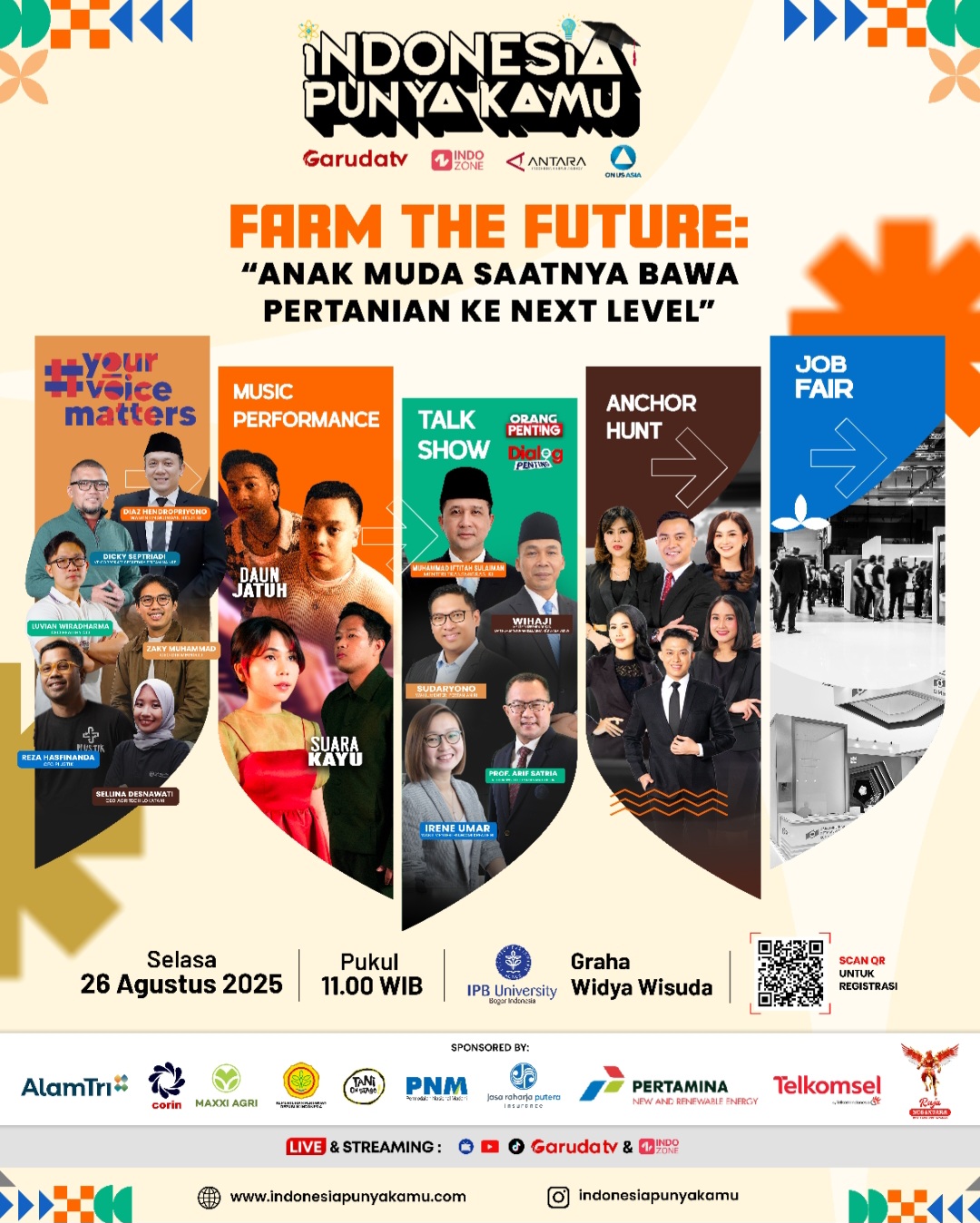 “Indonesia Punya Kamu 2025”Tingkatkan Wawasan Kebangsaan dan Bangun Inspirasi serta Motivasi Anak Muda (SinPo.id/Istimewa)