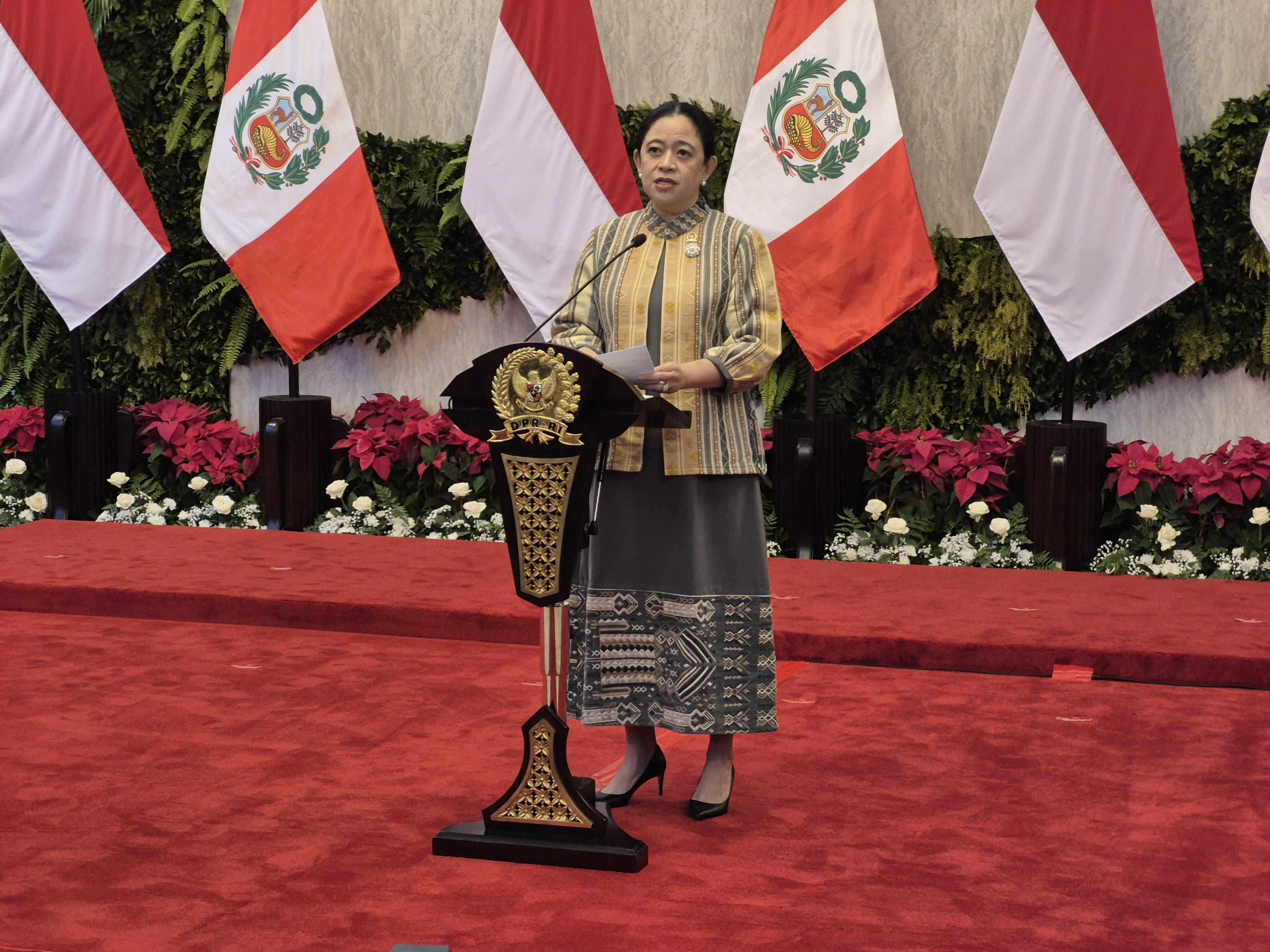 Ketua DPR RI Puan Maharani. (SinPo.id/Galuh Ratnatika)