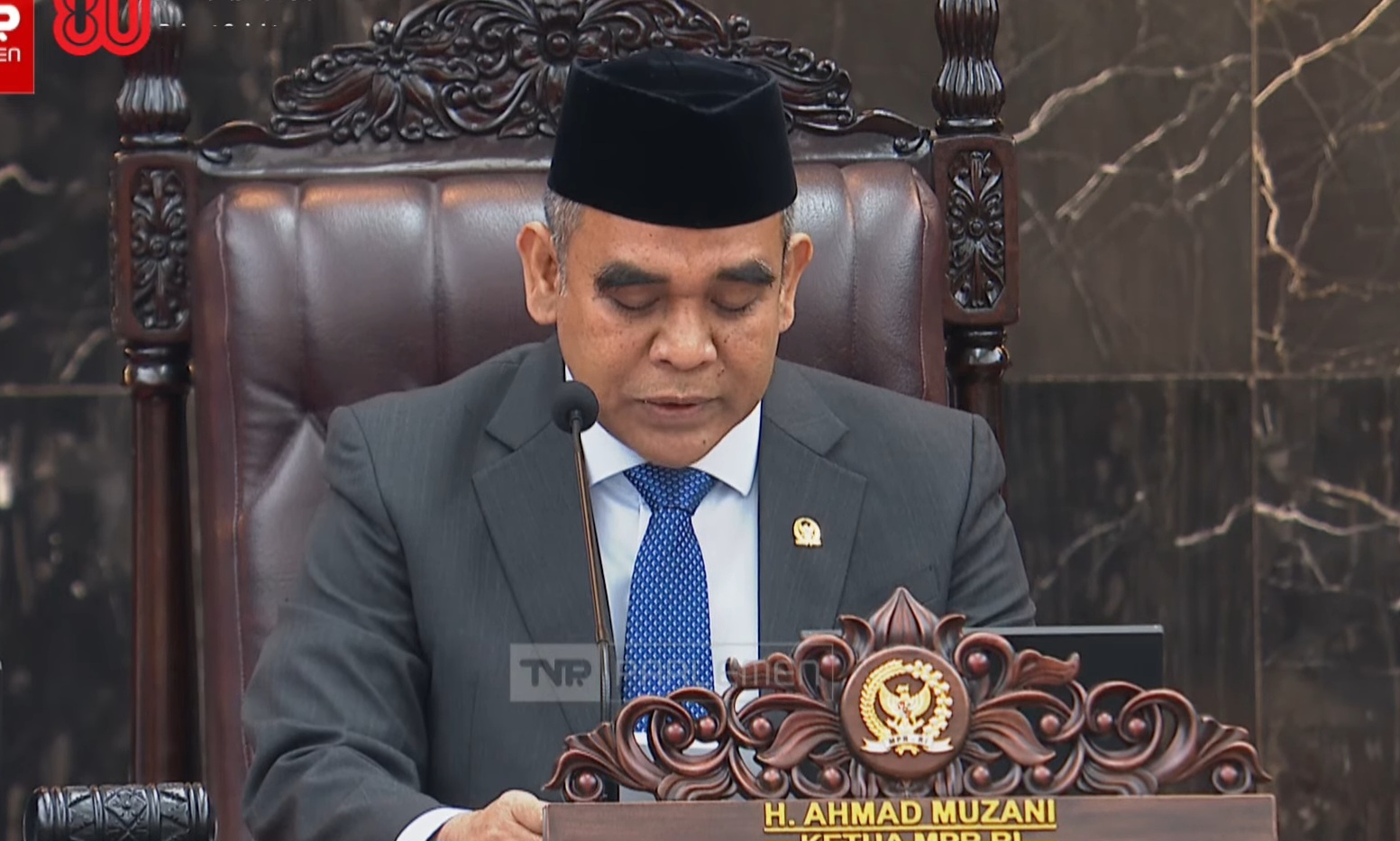Ketua MPR Ahmad Muzani (SinPo.id/Youtube)