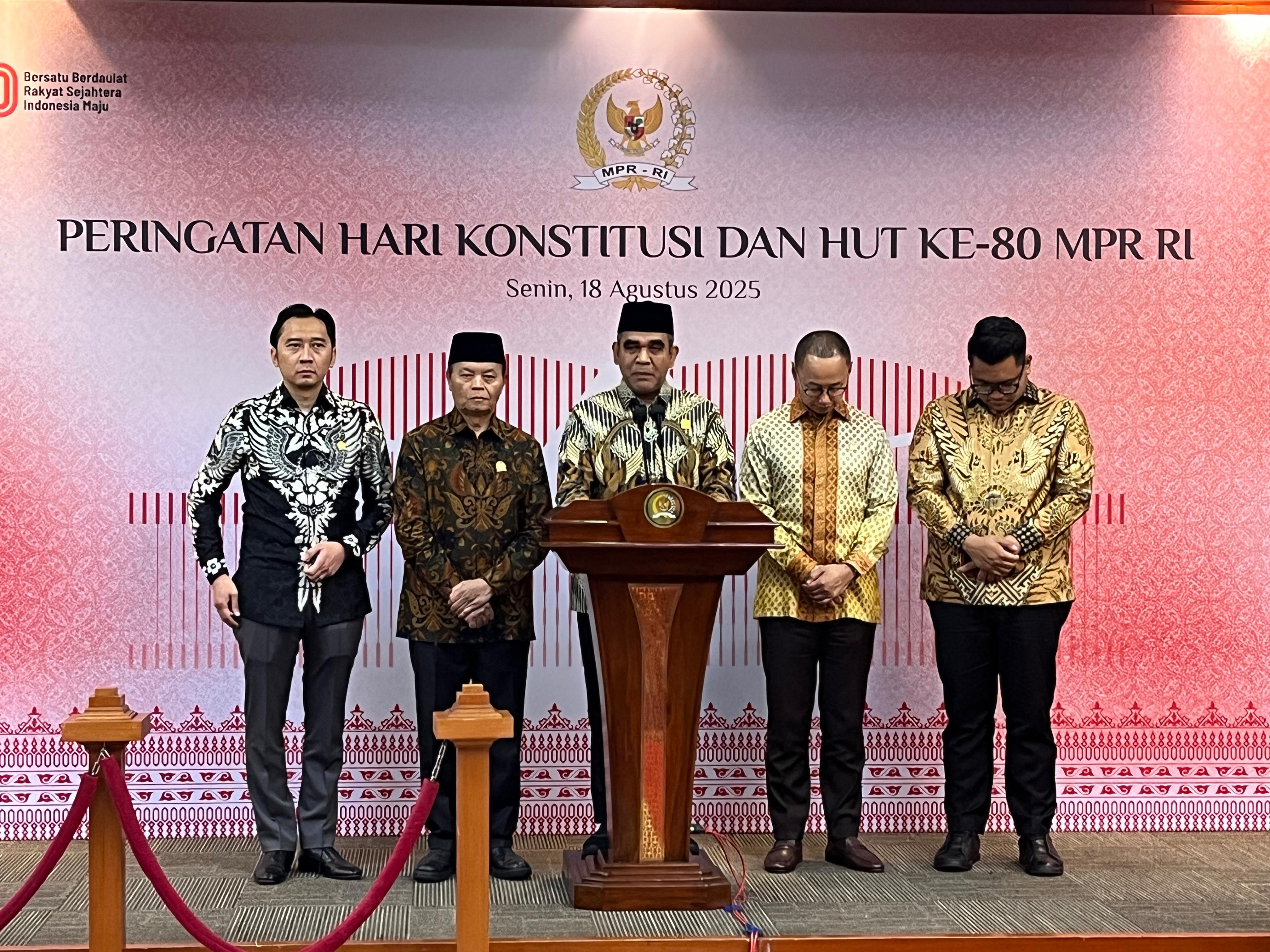 Ketua MPR RI Ahmad Muzani. (SinPo.id/Galuh Ratnatika)