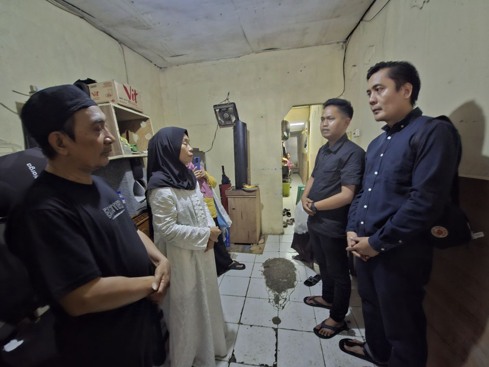 Perwakilan Iwakum saat menyambangi rumah duka Alm Affan Kurniawan (Sinpo.id/Iwakum)